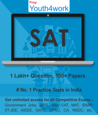 SAT Best Online Practice Tests Prep - Unlimited Access - 500+ Topic Wise Tests For All  Competitive